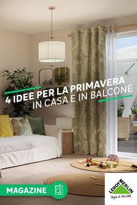 La primavera è ormai arrivata, come respirarla anche in casa? Per gli interni opta per piante verdi, tocchi di colore, candele profumate o una carta da parati di tendenza. Per sfruttare al meglio il terrazzo invece, crea uno spazio a misura delle tue esigenze. Un angolo relax, il tavolino per l’aperitivo o un piccolo orto di piante aromatiche. E non dimenticare i punti luce per poterne godere anche di sera! Scopri di più nell’articolo a tema del nostro Magazine