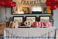 really cute airplane-themed birthday party