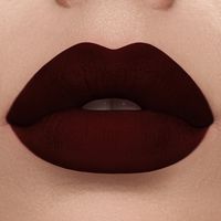velvetines matte lipstick bloodmoon deep blood red vegan cruelty free makeup cosmetics