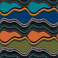 Hand drawn seamless pattern with ethnic ... | Premium Vector #Freepik #vector #pattern #waves #wallpaper #ethnic