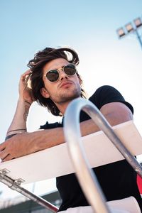 Reportaje de fotos para Hokana Sunglasses, marca de gafas de sol. Editorial de moda realizada por Cristina Navarro.