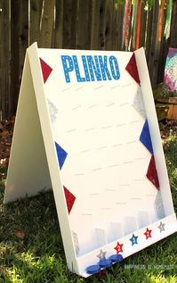 DIY Backyard Plinko Party Game