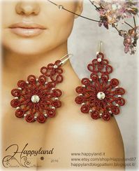 Lovely Needle Tatted Jewelry Tutorials by Happyland87 - The Beading Gem's Journal