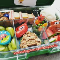Disney Cars lunch / yumbox / kidslunch / bento / foodfun