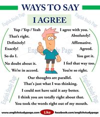 Ways to Say I Agree in English