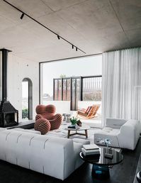 10 homes that embrace concrete, These chic homes from the *Belle* archive prove that concrete is anything but cold.