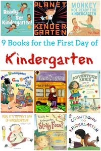 Is your little one starting school this year? These books can help make the first day of kindergarten easier. Great for teachers and parents! #kidlit #kindergarten #firstdayofschool