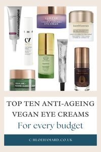 Take a look at these 10 anti-ageing vegan eye creams that are especially formulated to target fine lines and loss of firmness.