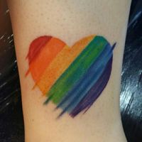 My new pride tattoo. Love is love