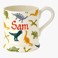 Personalised Dinosaur 1/2 Pint Mug