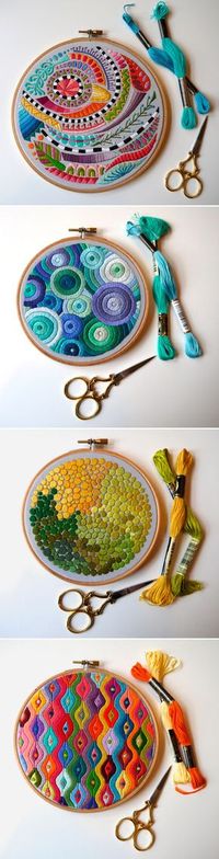 Amazing Embroidery by Corinne Sleight | Художественная вышивка Corinne Sleight