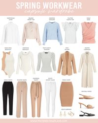 Spring Capsule Wardrobe for Work | Versatile Work Outfits