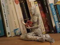 Hey, I found this really awesome Etsy listing at https://www.etsy.com/listing/1006176112/pet-lover-gift-reading-woman-with-dog