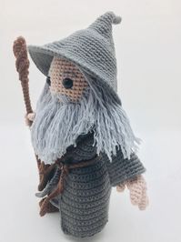 Gandalf the Grey Amigurumi Crochet Gandalf Plush Gandalf - Etsy Turkey