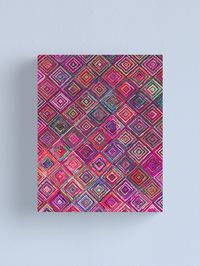 "Pink Oriental Traditional Moroccan Pattern Artwork" Canvas Print for Sale by Arteresting | Redbubble