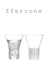Inspired by the patterns and shapes of the Rila Monestary, the Rila Collection is fluted and splayed. It's designed to be filled completely into its cylindrical base, bringing a beautiful silhouette to the table. Handcrafted without the use of molds by master glassblowers. The borosilicate glass allows for a range of hot and cold applications and is oven, microwave, and dishwasher-safe for everyday use. Design: Felicia Ferrone, 2017 Handcrafted in Czech Republic