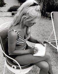 At La Madrague, Saint-Tropez.