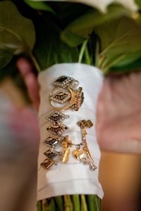 something borrowed, sorority sisters' pins.so cute! Definitely doing this!