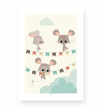 Lot 3 affiches bébé/enfant animaux 3 posters bébé/enfant | Etsy