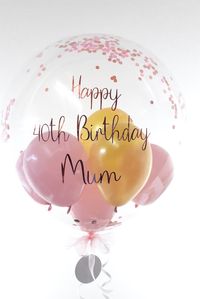 Gorgeous personalised bubble balloons for all occasions. 🎈Personalised with your own message. 🎈Supplied inflated. 🚚 Delivered throughout the UK! To find out more please visit... our website #balloonsbycelebrations #ballooninabox #balloongift #sendaballoon #balloonsdelivereduk #balloondeliveryuk #birthdayballoons #congratulations #newbaby #personalisedballoons #balloons