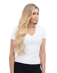 Bellissima 220g 22'' Butter Blonde Hair Extensions (P10/16/60) – BELLAMI Hair