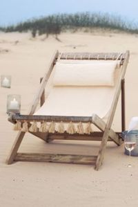 Montauk Beach Chair - Whitewashed Acacia Chair, Furniture, Home Decor | Soft Surroundings