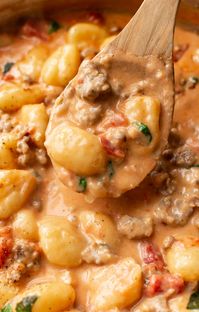 Italian sausage, store-bought gnocchi, and a handful of pantry ingredients are elevated in this simple gnocchi recipe! It's ready in just 30 minutes.