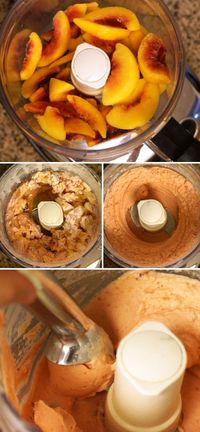 Instant Peach Ice Cream (Dairy-free) | Detoxinista
