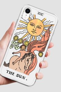 Excited to share this item from my #etsy shop: The Sun iPhone Case Tarot Card iPhone 11 Pro Case Clear iPhone XR Case Mystic iPhone XS Max Phone Cover