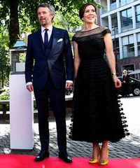 Danish Crown Prince and Crown Princess attended an official dinner at Grote Kerk
