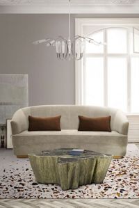 If you want to create an unreplicable look in your living room, Rug'Society suggests the Terrazzo handmade rug. A trendy rug that brings fun and color to your home and is the perfect combination with the Terracotta details.