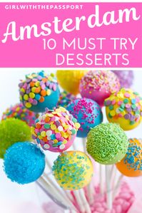 Calling all Amsterdam foodies! The ultimate dessert bucket list for foodies in Amsterdam! 10 absolutely must try desserts spots that need to be on your Amsterdam foodie bucket list! If not, add them to your Amsterdam itinerary now! Here are the top 10 desserts that all food lovers should try while in Amsterdam. #whattoeatin #Amsterdam #travelbucketlist #foodietravel #Netherlands