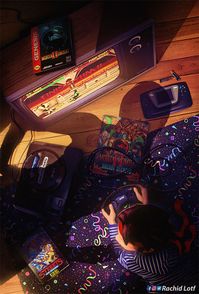 “Wakka Wakka Wakka”: Amazing Nostalgic Video Game Artworks By Rachid Lotf