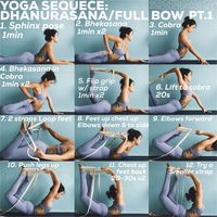 Preparing for full bow yoga pose