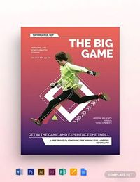 Sports Event Flyer Template