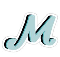 M Sticker