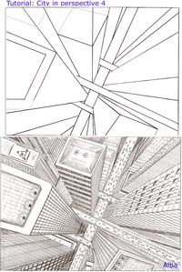 Tutorial City perspective #bocetos #arquitectura #sketches #architecture