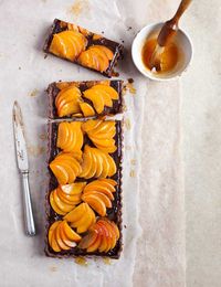 Apricot and Bitter Chocolate Tart | Sainsbury's Magazine