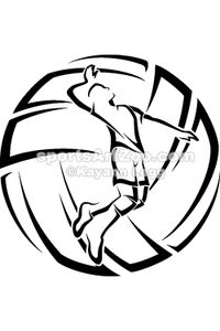 Sports Art Zoo - Male Volleyball Player with Ball Background. If you use my design please pay for it. It is not expensive.