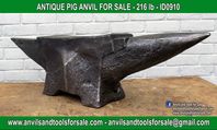 Ask for price with ID0910 on anvilsandtoolsforsale@gmail.com All pictures of all anvils on our website anvil for sale, anvils, blacksmith, blacksmiths, blacksmithing, antique tools, tool collector, swage block, stake, cone, cutler, french pig, amboss, incudine, schmied, forgeron, forge, enclume, forged, blacksmith tools, old tools, vintage tools, handtools, iron work, vise, stake, coutellier, chamouton, hulot harmel, collection, outil ancien, outils anciens, bigorne, art populaire, enclume