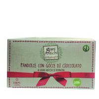Pandolce vegano ai grani antichi, biologico, con Gocce di Cioccolato.
