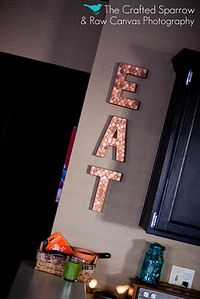 Penny covered letters.