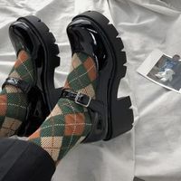 Buy Bolitin Platform-Heel Mary Janes at YesStyle.com! Quality products at remarkable prices. FREE Worldwide Shipping available!
