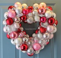 28 Lovely Handmade Valentines Wreath Designs