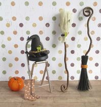 How to make a miniature broomstick and witch hat - Hobbies and Crafts