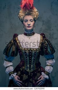 Haughty Queen Royal Dress Stock Photo 128702090 | Shutterstock