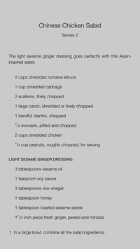 Chinese Chicken Salad - Khloe Kardashian