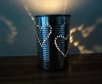 Tin lanterns.