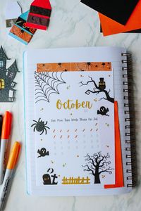 Are you looking for the perfect way to bullet journal that's stunning and saves you time? I've got you covered with my Printable Bullet Journal Pages available on Etsy! My October spread includes a monthly calendar, weekly planner, mood chart, habit chart, water chart, step chart and so much more! Want to check out the full spread? Head over to Your Healthy Beginning now!