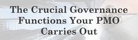 The Crucial Governance Functions Your PMO Carries Out